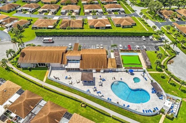 14898 Wildflower Ln Unit 0, Delray Beach, FL 33446 - bird's eye view of a pool