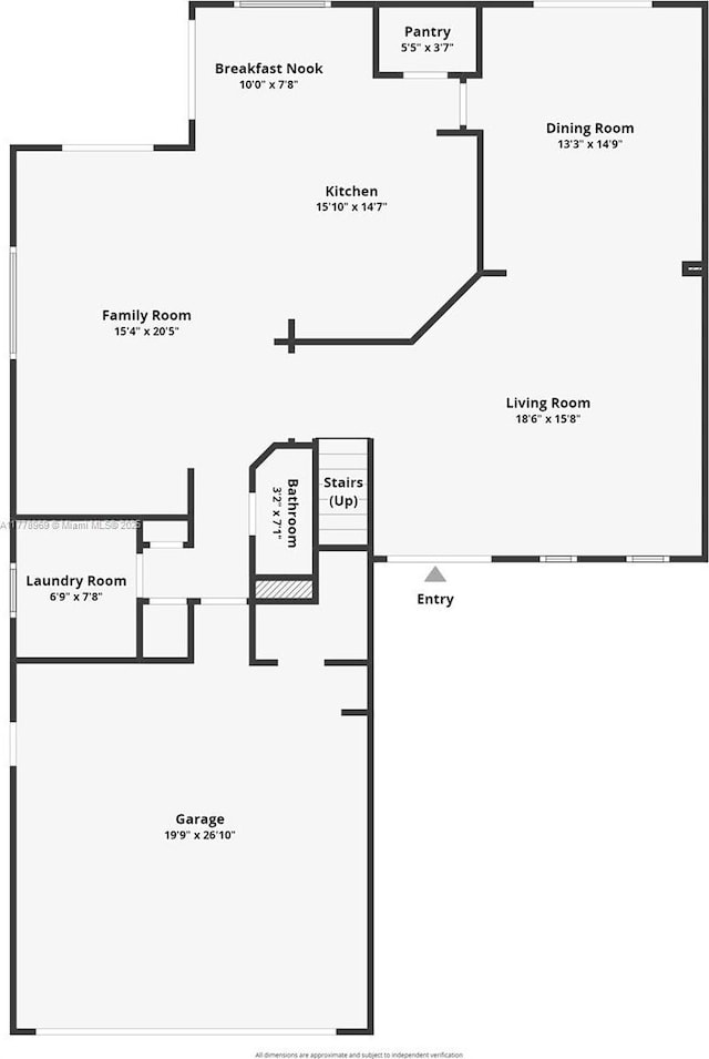 1733 SW 151st Pl, Miami, FL 33185 - view of room layout