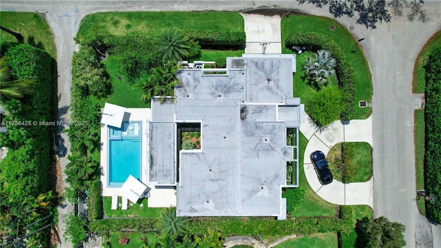 10603 NE 11th Ave, Miami Shores, FL 33138 - drone / aerial view of a pool area