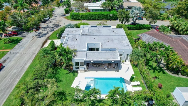 10603 NE 11th Ave, Miami Shores, FL 33138 - aerial view of property and surrounding area with a pool