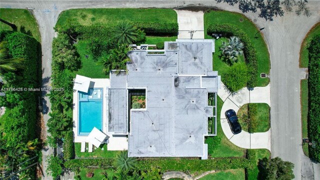 10603 NE 11th Ave, Miami Shores, FL 33138 - drone / aerial view of a pool area