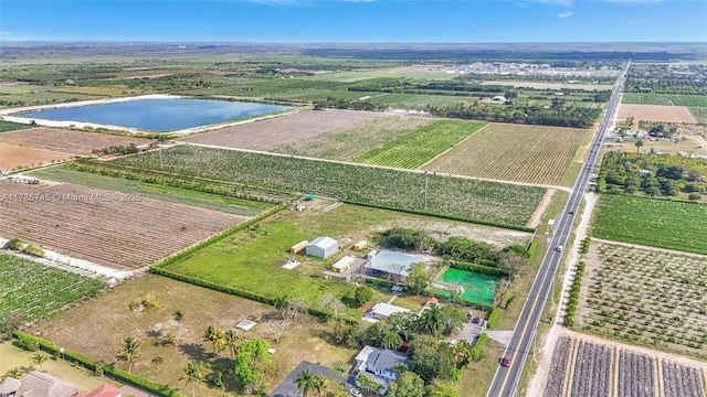 36355 SW 192nd Ave, Homestead, FL 33034 - birds eye view of property with a water view and a rural view