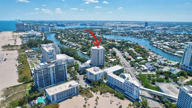 3000 Holiday Dr Unit 306, Fort Lauderdale, FL 33316 - view of urban area with a nearby body of water