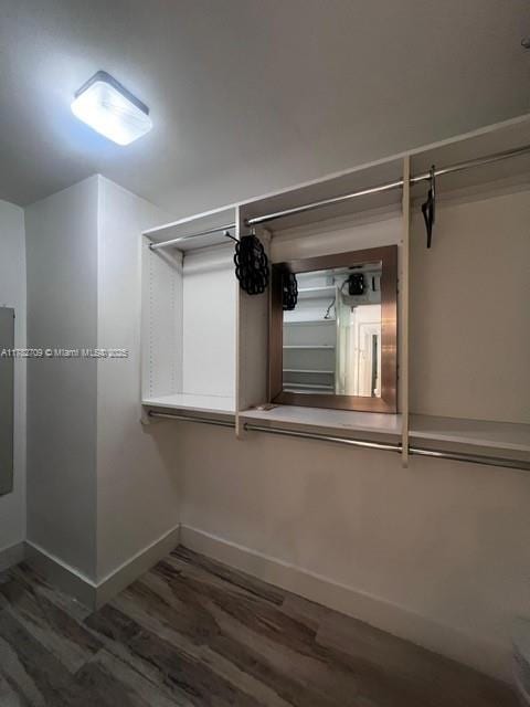 600 NE 36th St Unit 1706, Miami, FL 33137 - walk in closet with wood finished floors
