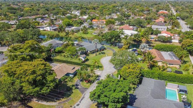 bird's eye view featuring a residential view