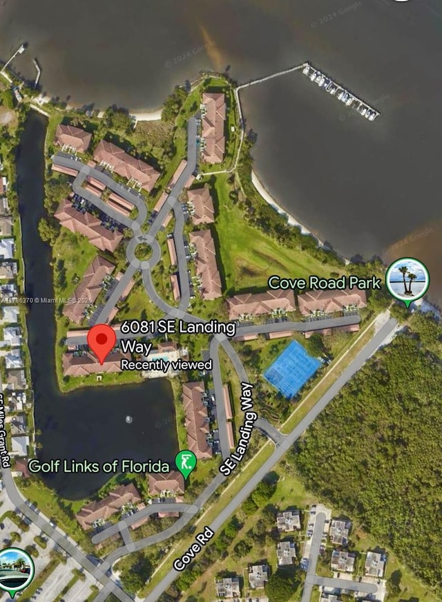 6081 SE Landing Way Unit 8, Stuart, FL 34997 - aerial view of property's location