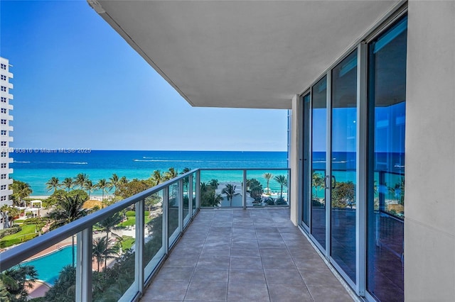 3101 S Ocean Dr Unit 701, Hollywood, FL 33019 - balcony with a water view