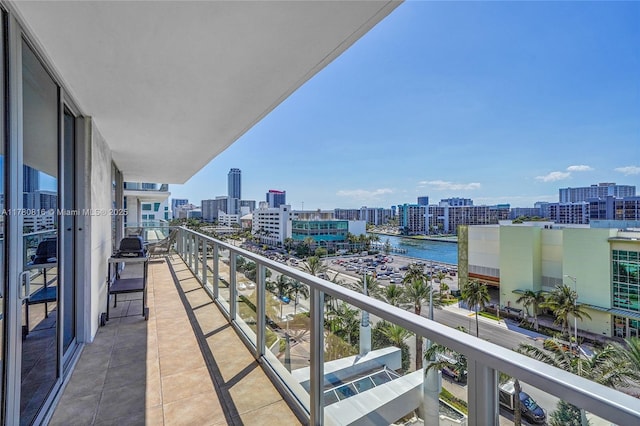 3101 S Ocean Dr Unit 701, Hollywood, FL 33019 - balcony with a city view and a water view