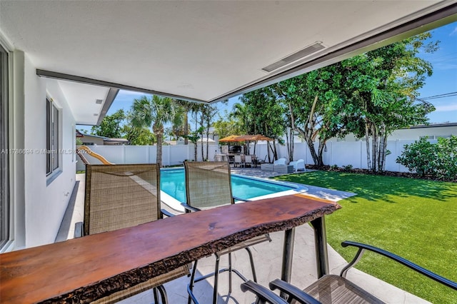 2506 NE 30th St, Fort Lauderdale, FL 33306 - view of swimming pool featuring a patio