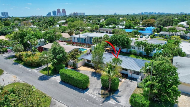 2506 NE 30th St, Fort Lauderdale, FL 33306 - aerial view of city skyline