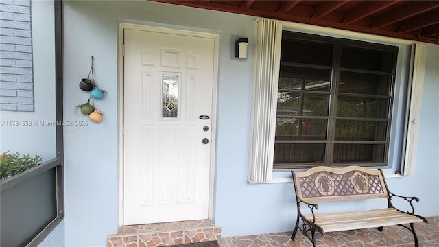 521 N 70th Way, Hollywood, FL 33024 - doorway to property featuring a porch