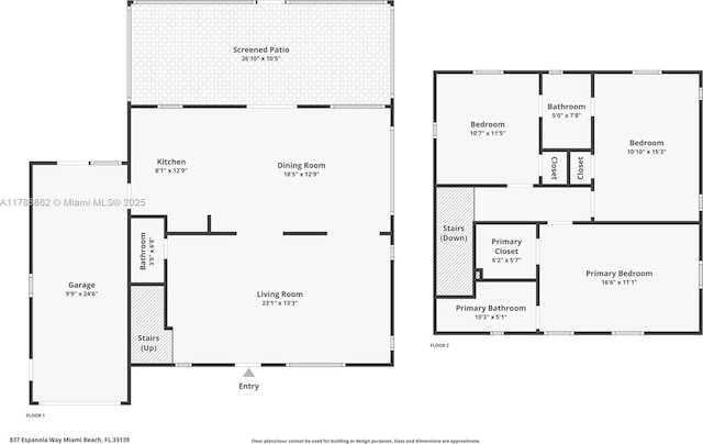 837 Espanola Way, Miami Beach, FL 33139 - view of layout