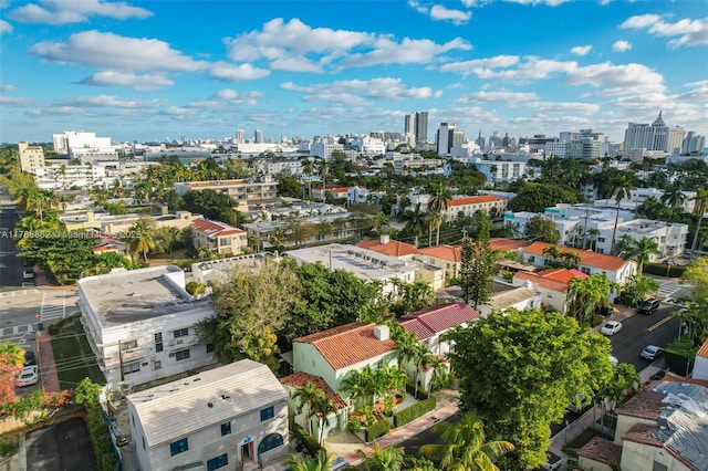 837 Espanola Way, Miami Beach, FL 33139 - aerial view with a city view