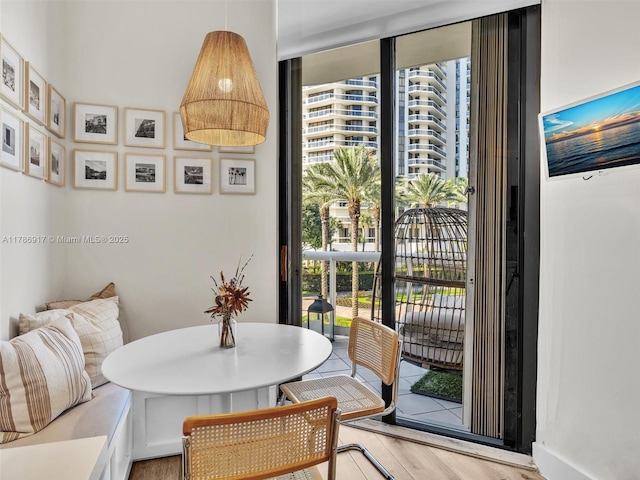 20191 E Country Club Dr Unit 311, Aventura, FL 33180 - dining room with wood finished floors