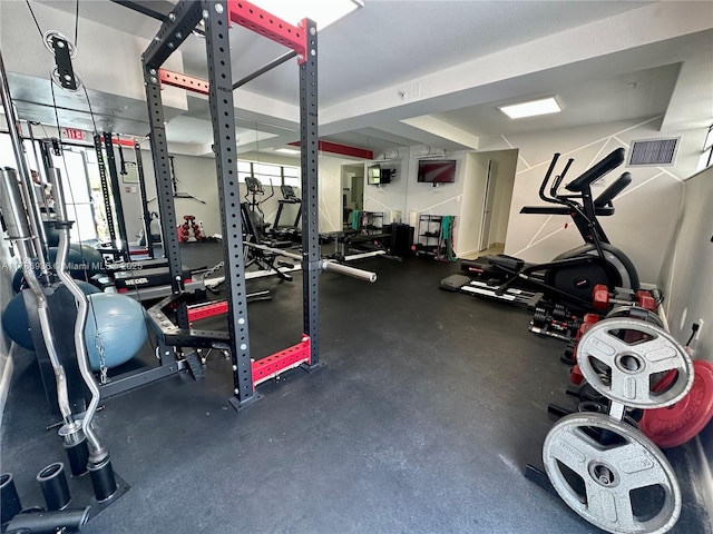 575 Crandon Blvd Unit 707, Key Biscayne, FL 33149 - gym featuring visible vents