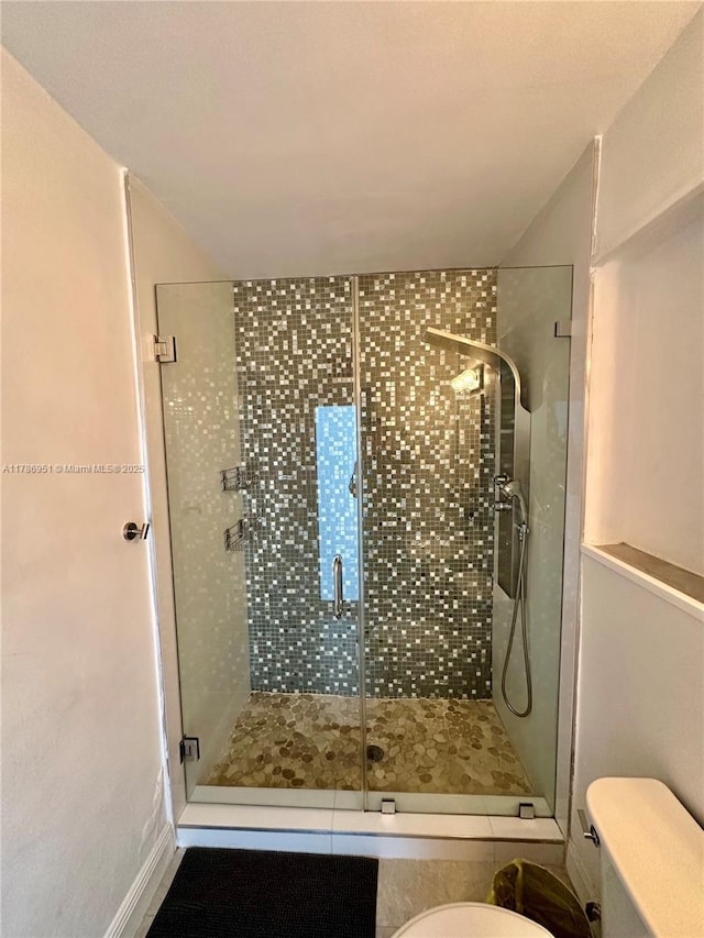 5424 Garfield St, Hollywood, FL 33021 - bathroom with toilet and a shower stall