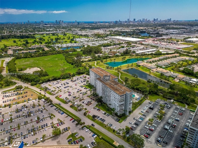 3800 Hillcrest Dr Unit 210, Hollywood, FL 33021 - bird's eye view of a skyline view and a large body of water