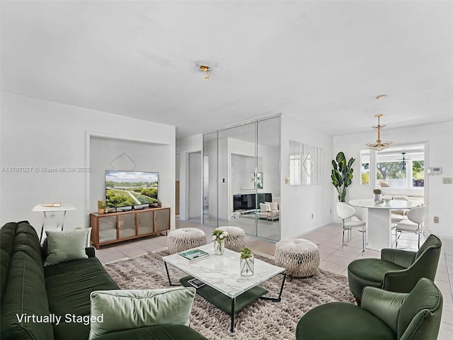 22534 SW 114th Pl, Miami, FL 33170 - living room featuring light tile patterned floors