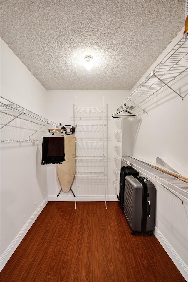 370 NW 76th Ave Unit 307, Margate, FL 33063 - walk in closet featuring wood finished floors
