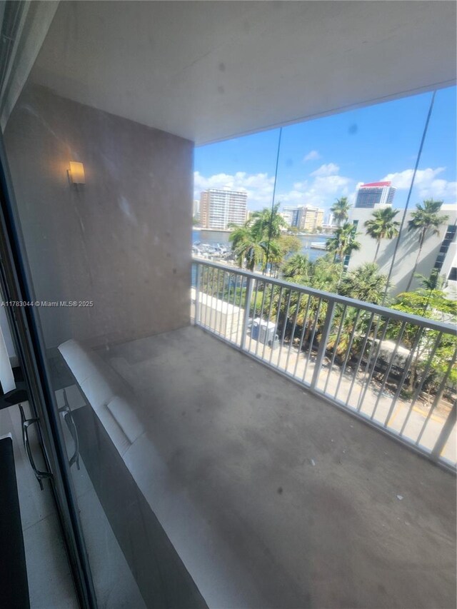 1965 S Ocean Dr Unit 3H, Hallandale Beach, FL 33009 - balcony featuring a view of city