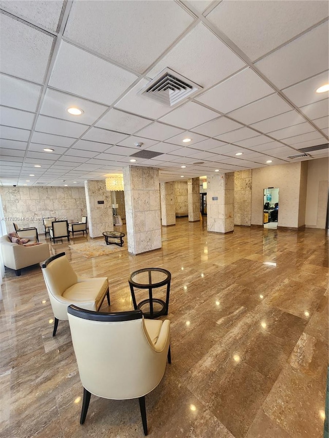 common area with visible vents