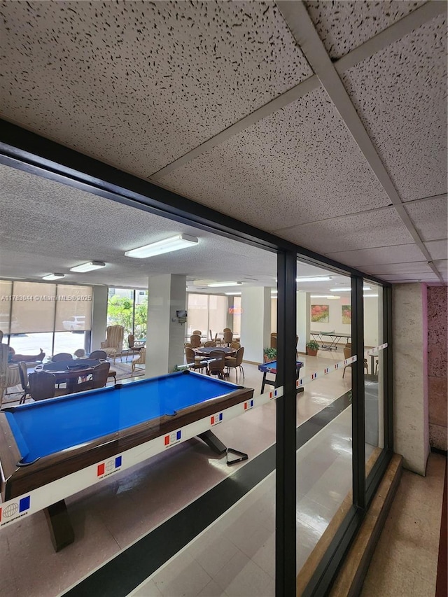view of game room