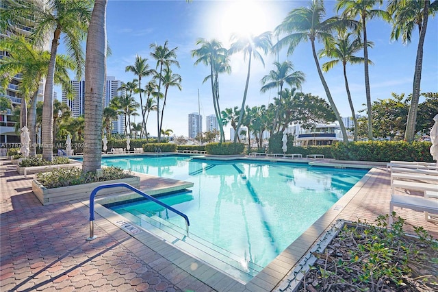 view of community pool