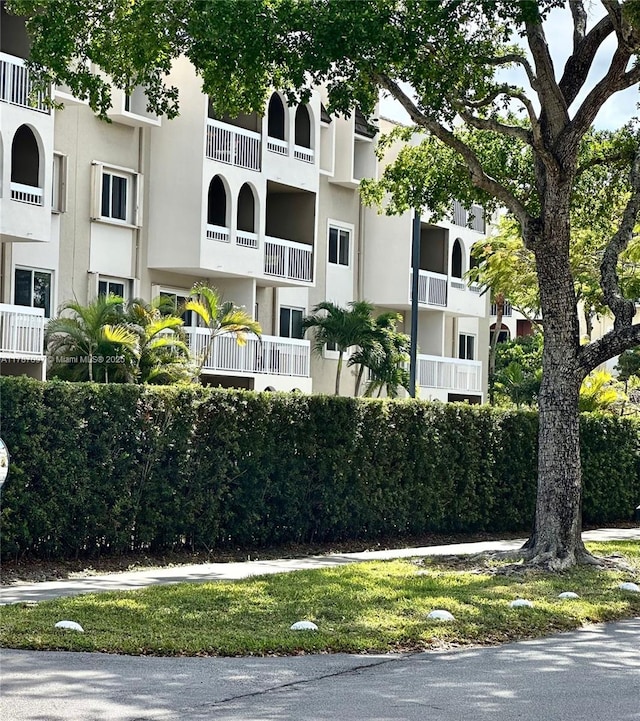 view of property