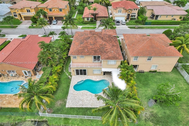 5337 SW 131st Ter, Miramar, FL 33027 - aerial perspective of suburban area featuring a pool area