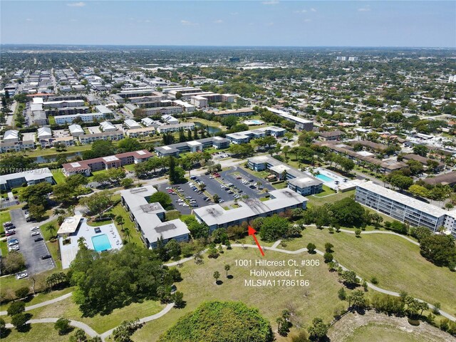 1001 Hillcrest Ct Unit 306, Hollywood, FL 33021 - aerial view