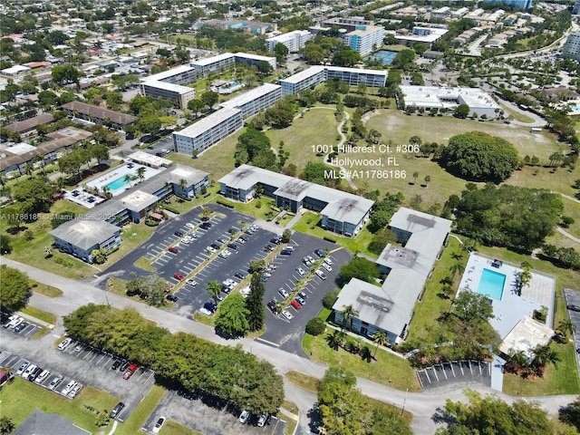 1001 Hillcrest Ct Unit 306, Hollywood, FL 33021 - aerial view