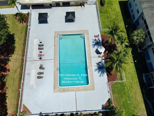 1001 Hillcrest Ct Unit 306, Hollywood, FL 33021 - drone / aerial view