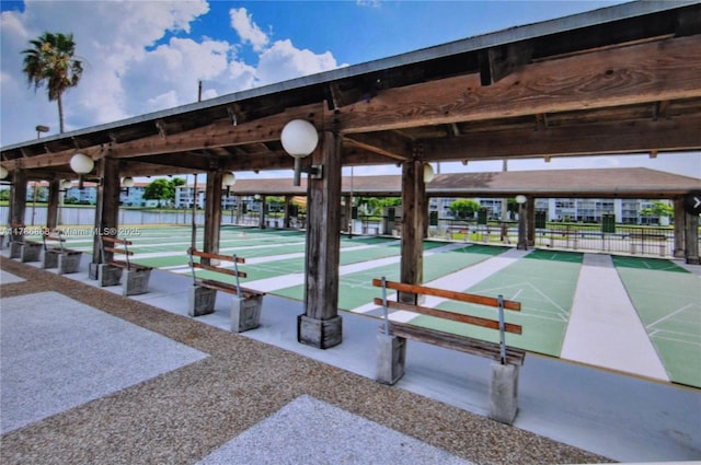 700 SW 128th Ave Unit 106C, Pembroke Pines, FL 33027 - view of community with shuffleboard