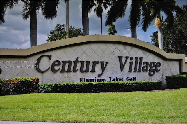 700 SW 128th Ave Unit 106C, Pembroke Pines, FL 33027 - community / neighborhood sign with a yard