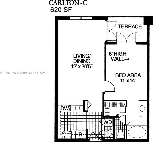 1280 S Alhambra Cir Unit 1207, Coral Gables, FL 33146 - view of home floor plan