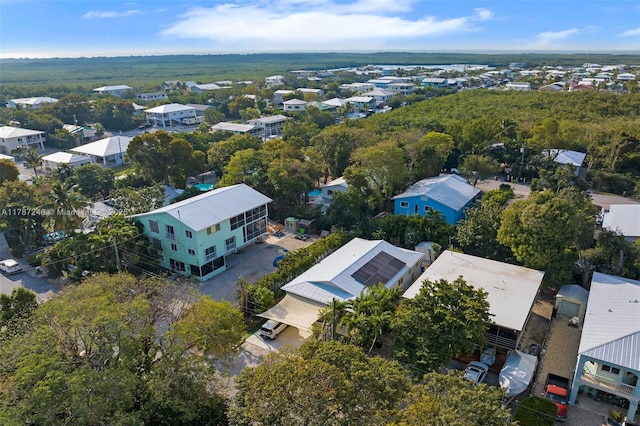 drone / aerial view featuring a residential view