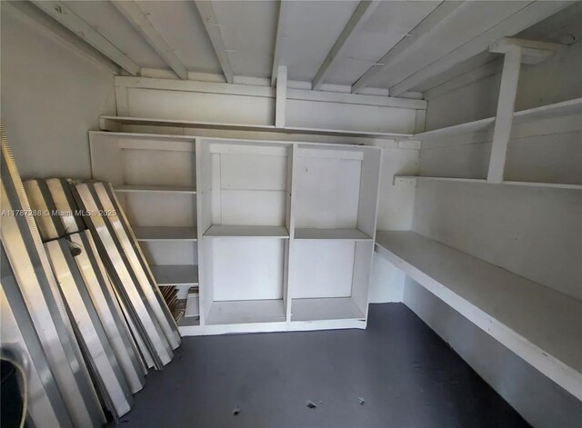 view of storage