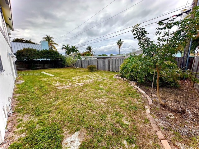 2727 NE 31st Ct, Lighthouse Point, FL 33064 - view of yard featuring a fenced backyard