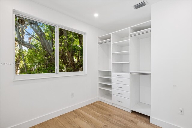 2905 Day Ave Unit 2A, Miami, FL 33133 - spacious closet with light wood-style floors