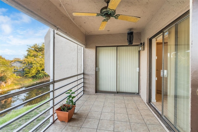 3111 Coral Springs Dr Unit 211, Coral Springs, FL 33065 - unfurnished sunroom featuring ceiling fan