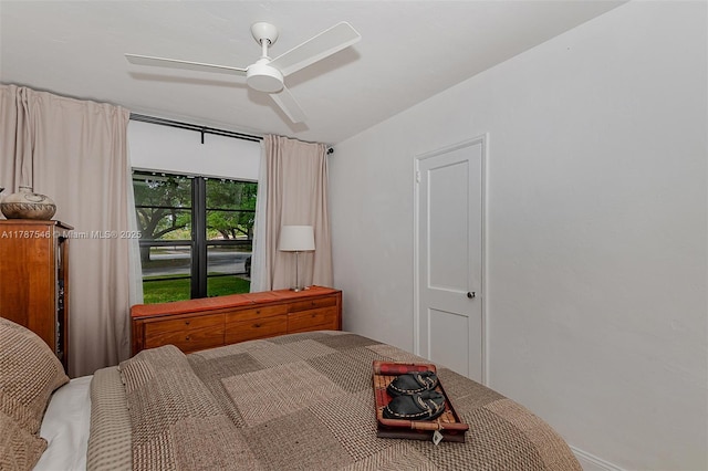 430 NE 132nd Ter, North Miami, FL 33161 - bedroom with ceiling fan
