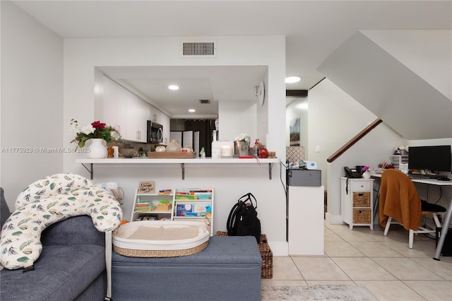 2801 SW 87th Ave Unit 1006, Davie, FL 33328 - living area with visible vents, recessed lighting, and light tile patterned floors