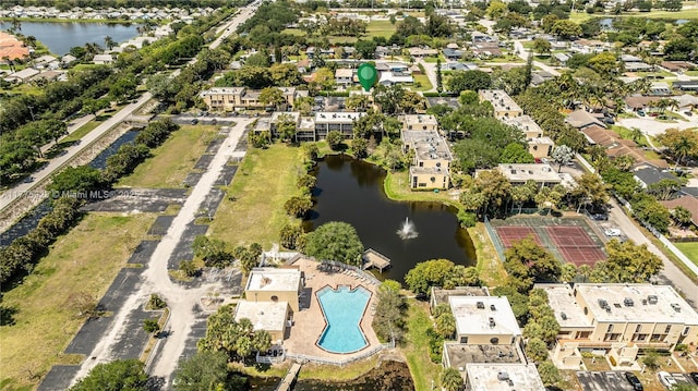 2801 SW 87th Ave Unit 1006, Davie, FL 33328 - birds eye view of property featuring a water view