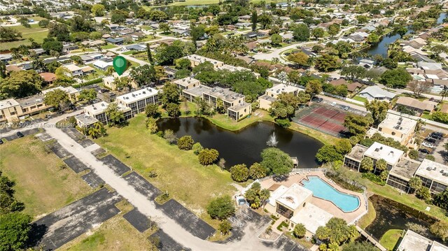 2801 SW 87th Ave Unit 1006, Davie, FL 33328 - aerial overview of property's location with a nearby body of water and a pool