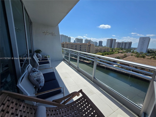 2950 NE 188th St Unit 501, Aventura, FL 33180 - balcony with a water view and a city view