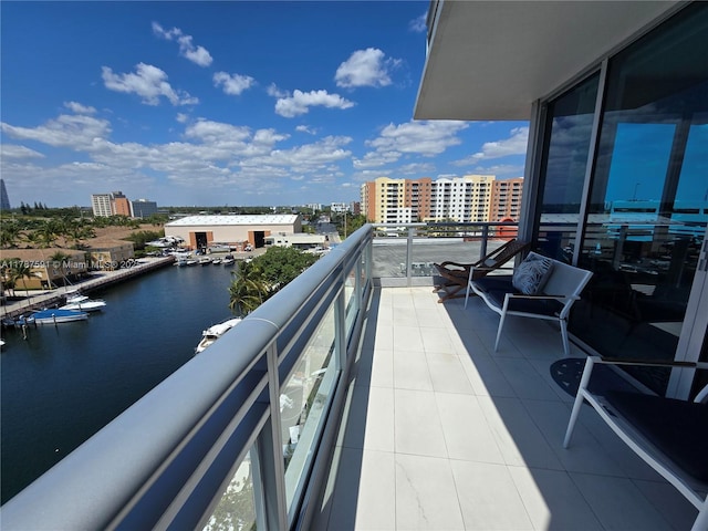 2950 NE 188th St Unit 501, Aventura, FL 33180 - balcony featuring a view of city and a water view