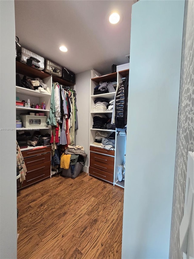 2950 NE 188th St Unit 501, Aventura, FL 33180 - spacious closet featuring wood finished floors