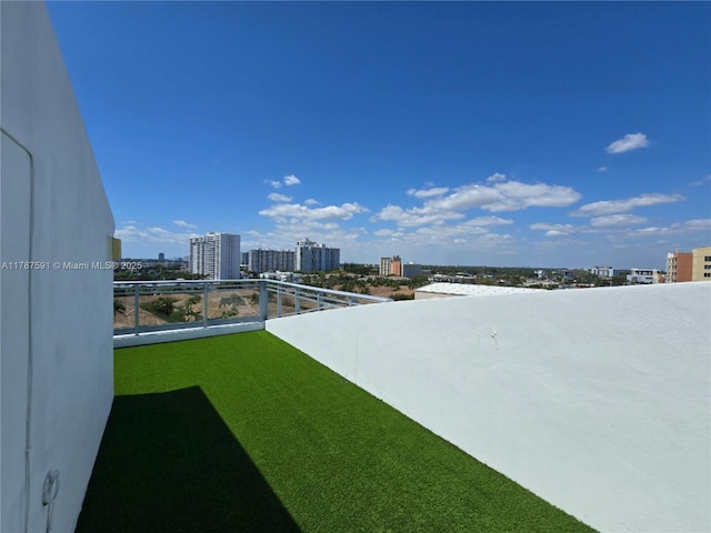2950 NE 188th St Unit 501, Aventura, FL 33180 - view of yard featuring a view of city and a balcony
