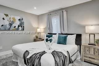 1321 S 16th Ave, Hollywood, FL 33020 - bedroom featuring baseboards and recessed lighting