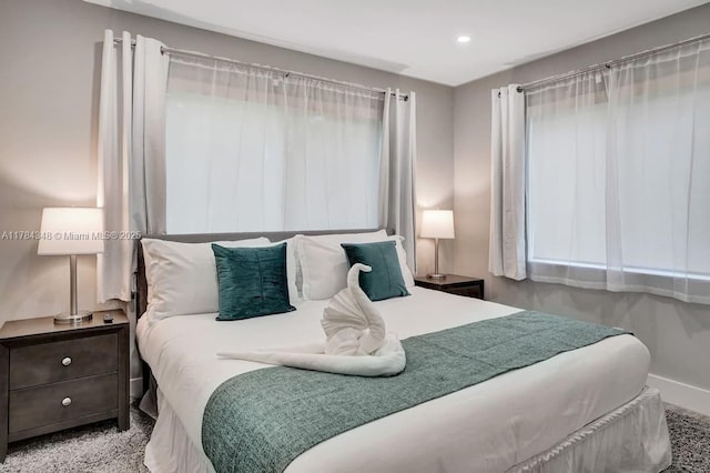 1321 S 16th Ave, Hollywood, FL 33020 - bedroom featuring baseboards, recessed lighting, and carpet